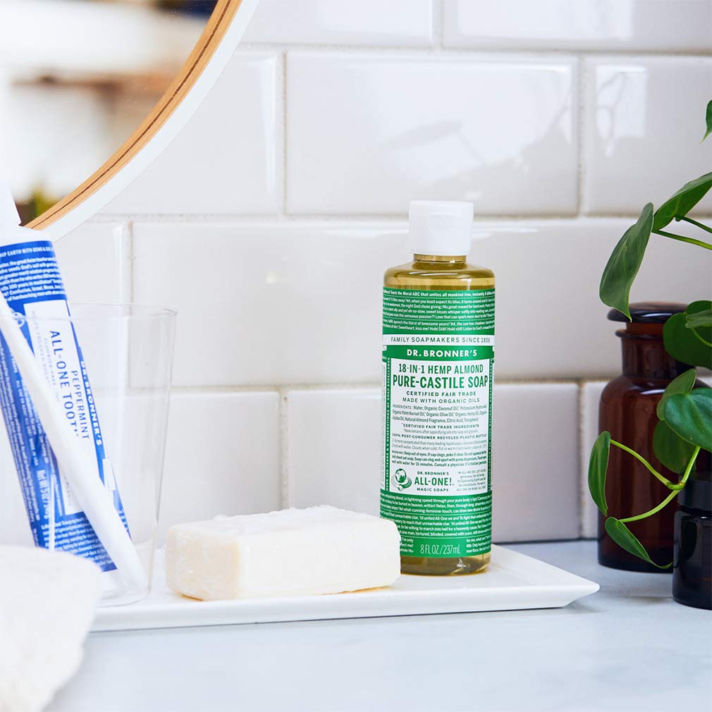 Dr. Bronner's Pure-Castile Liquid Soap, Almond