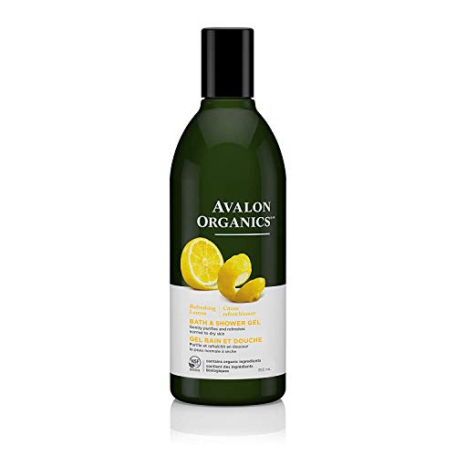 Avalon Organics Bath & Shower Gel, Refreshing Lemon