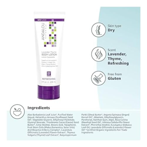 Andalou Naturals Lavender Thyme Refreshing Body Lotion