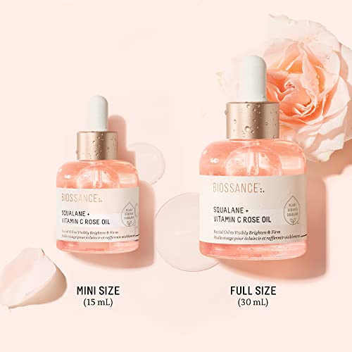 BIOSSANCE Squalane + Vitamin C Rose Oil