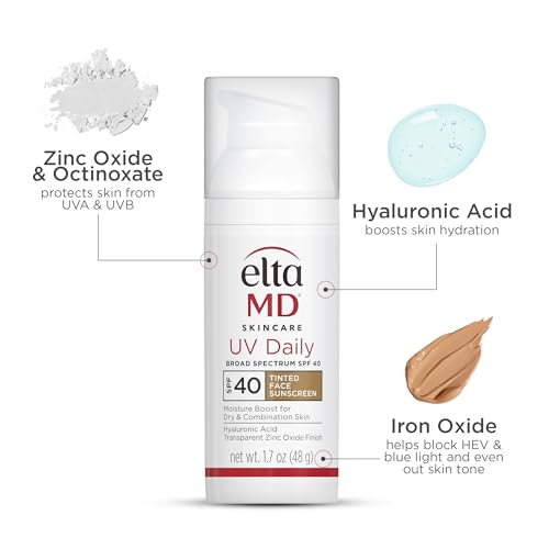 EltaMD UV Daily SPF 40 Tinted Face Sunscreen Moisturizer