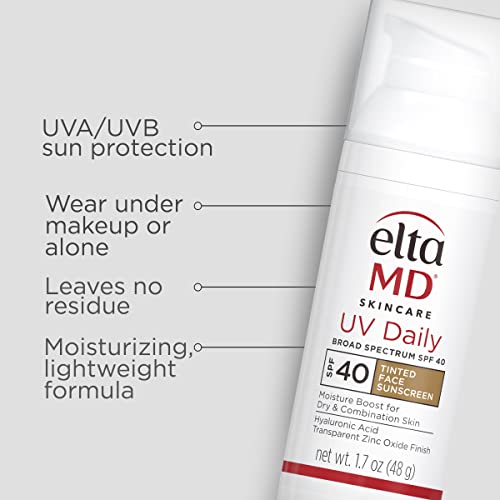 EltaMD UV Daily SPF 40 Tinted Face Sunscreen Moisturizer