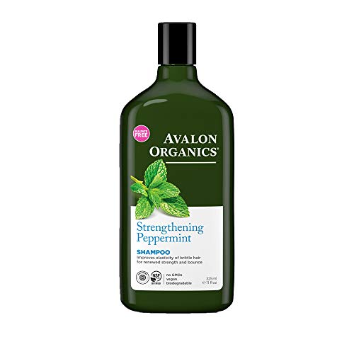 Avalon Organics Shampoo, Strengthening Peppermint