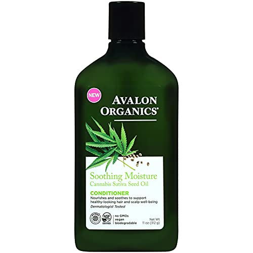 Avalon Organics Conditioner, Soothing Moisture Cannabis Sativa Seed Oil