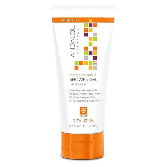 Andalou Naturals Mandarin Vanilla Vitalizing Shower Gel