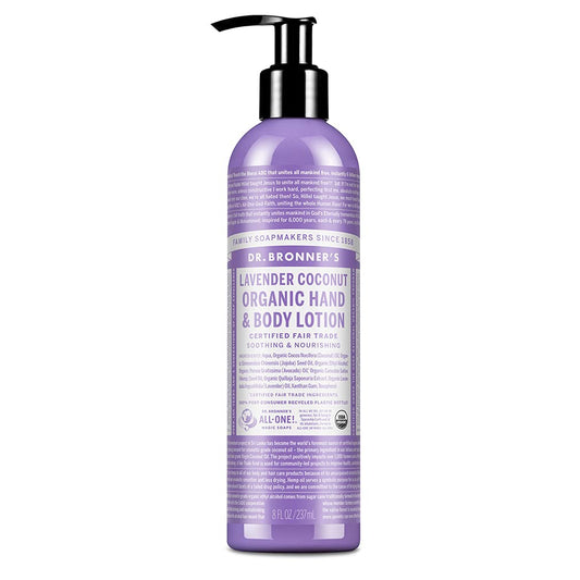 Dr. Bronner's Organic Lotion, Lavender Coconut