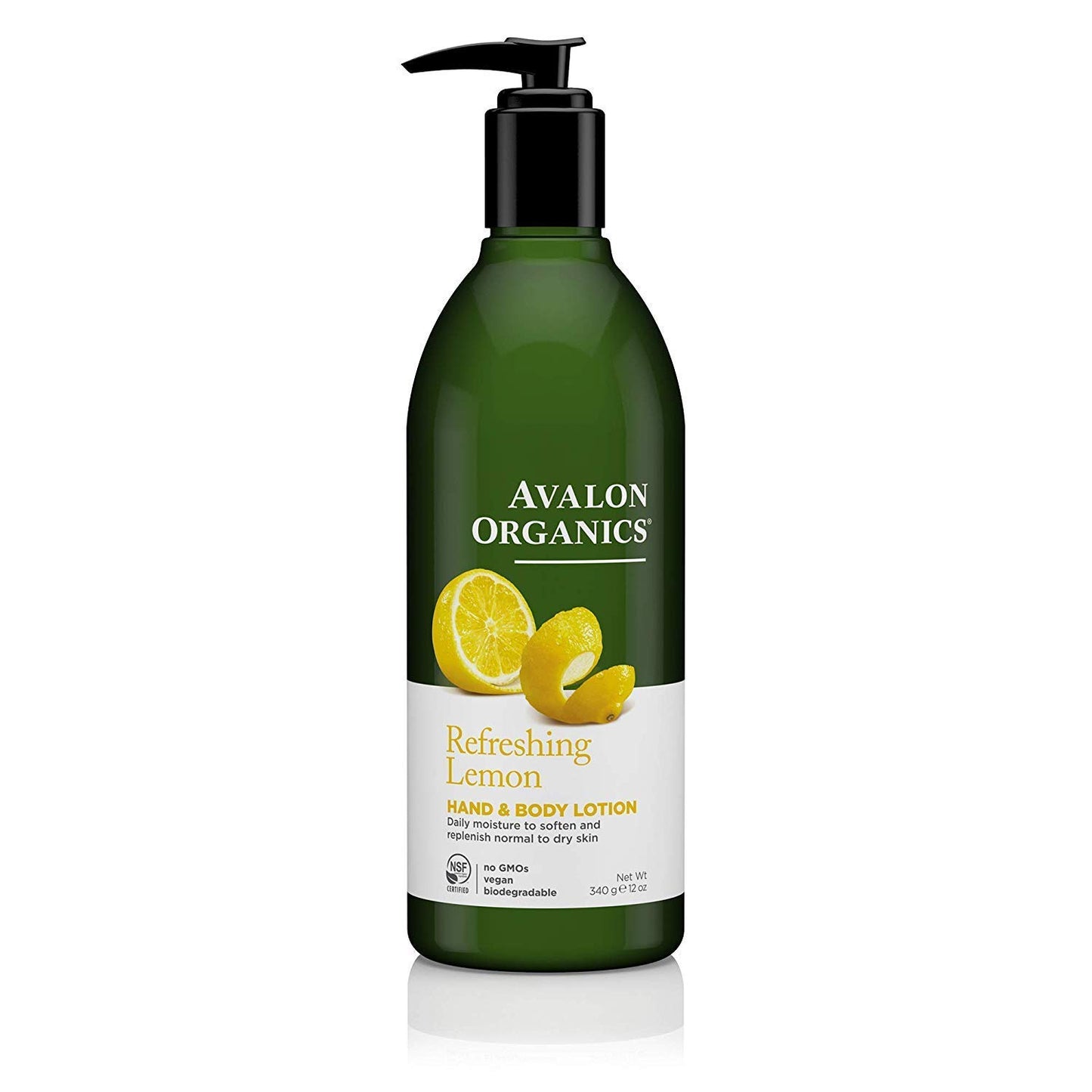 Avalon Organics Hand & Body Lotion, Refreshing Lemon