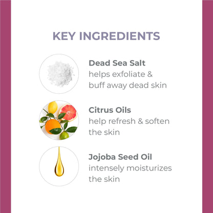 DERMA E Microdermabrasion Scrub with Dead Sea Salt & Citrus Essential Oils