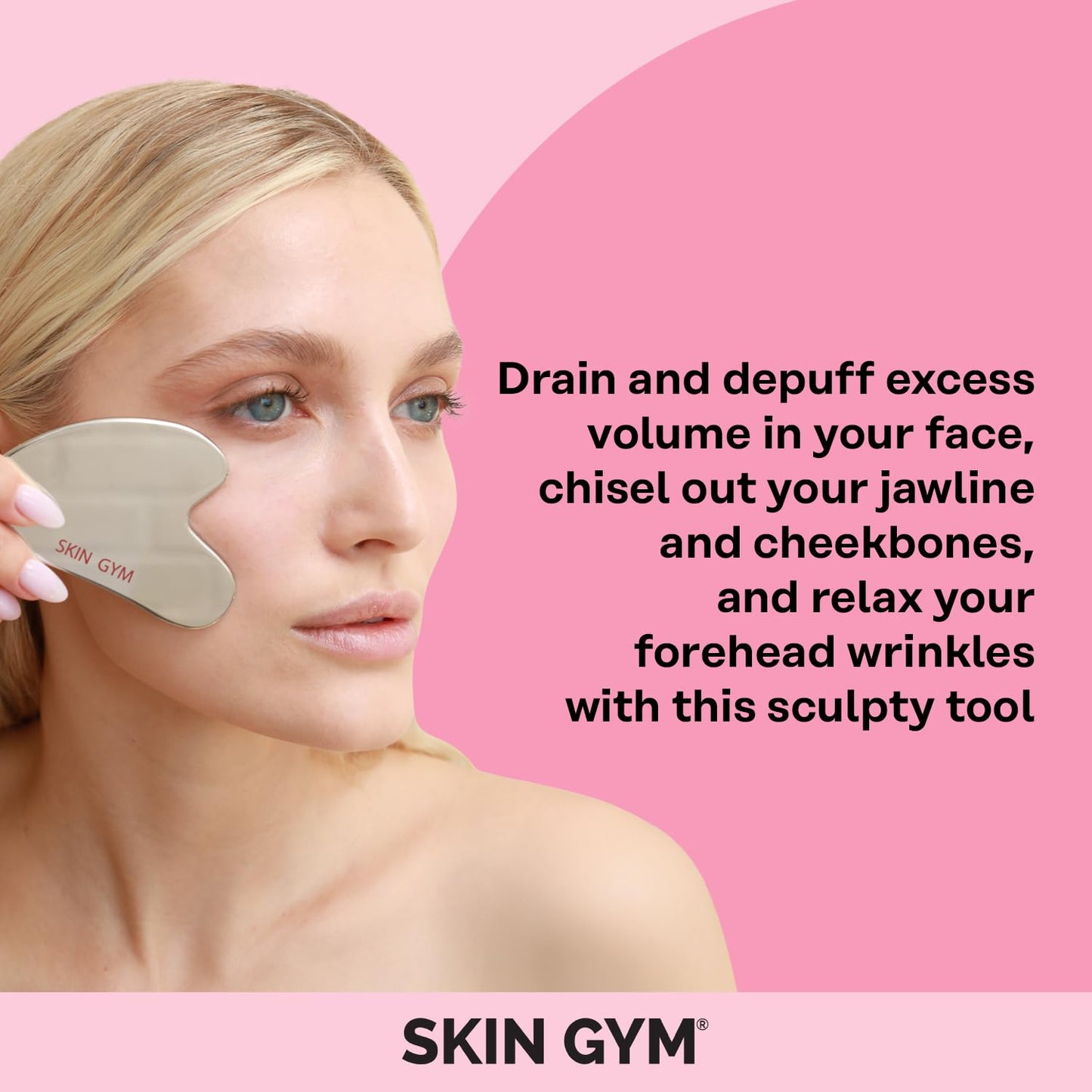 SKIN GYM Sculpty Heart Gua Sha Face Sculpting Tool