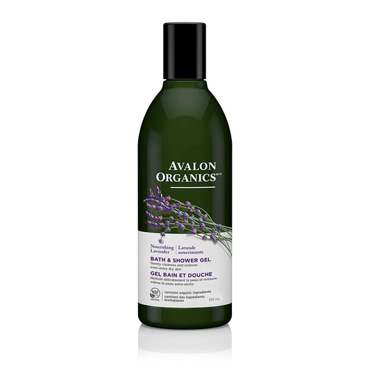 Avalon Organics Bath & Shower Gel, Nourishing Lavender