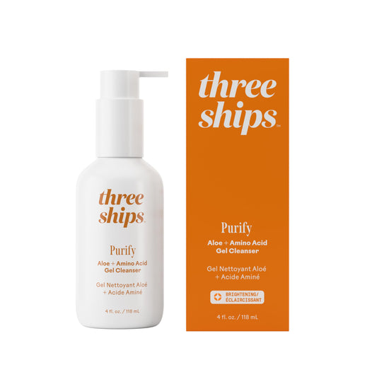 Three Ships Purify Aloe + Amino Acid Cleanser