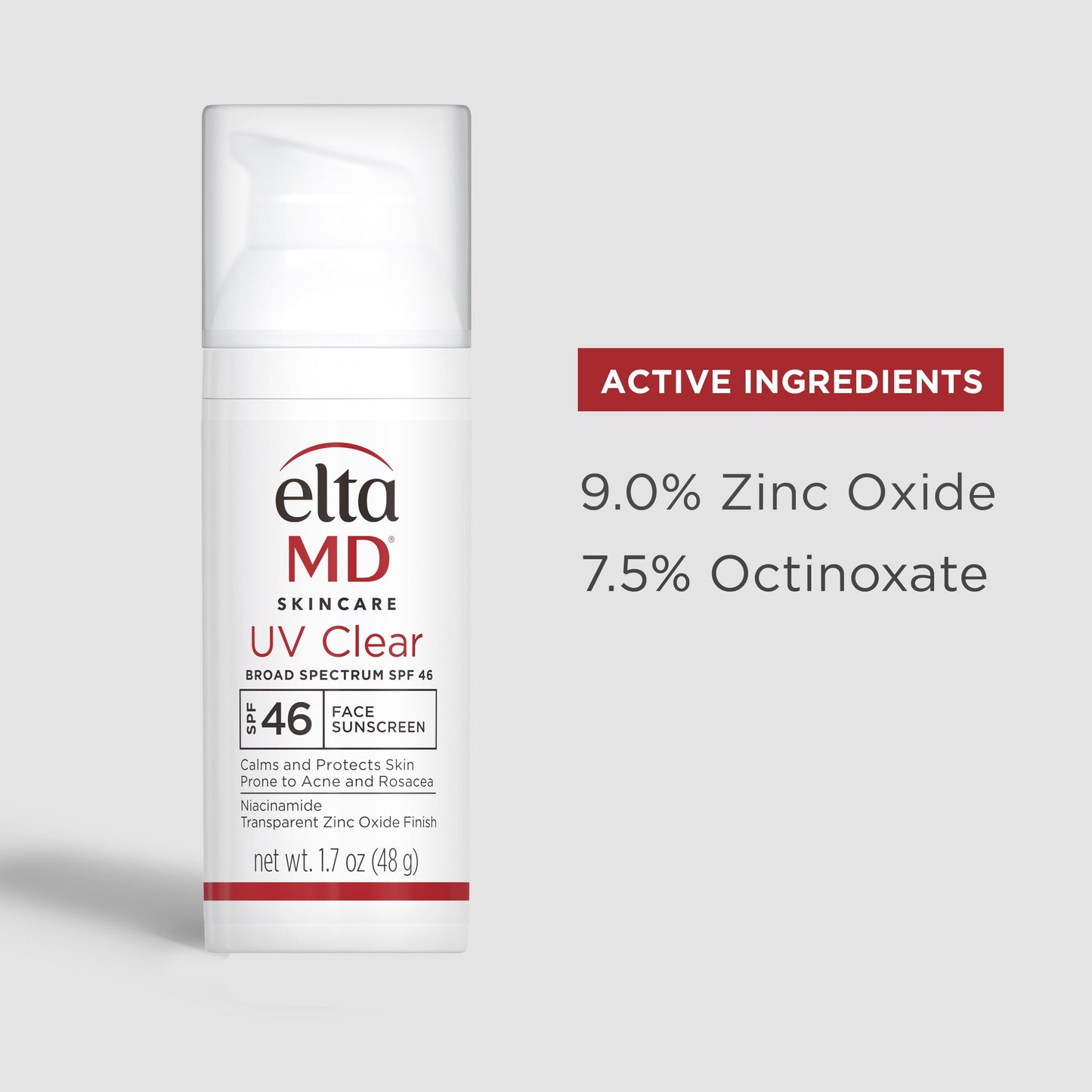 EltaMD UV Clear Face Sunscreen SPF 46, Oil-Free