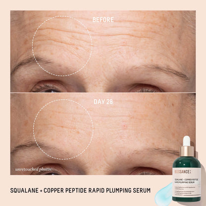 BIOSSANCE Squalane + Copper Peptide Rapid Plumping Serum