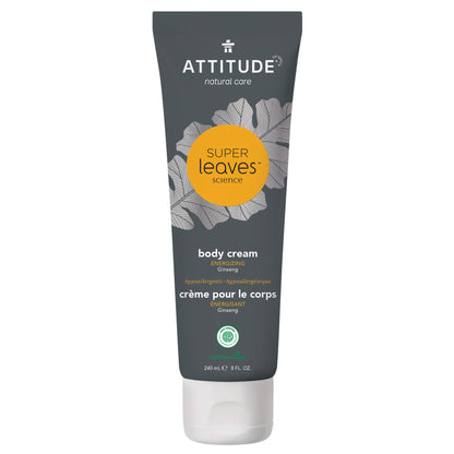 ATTITUDE Body Cream, Ginseng and Grapeseed Oil