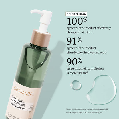 BIOSSANCE Squalane + Antioxidant Cleansing Oil