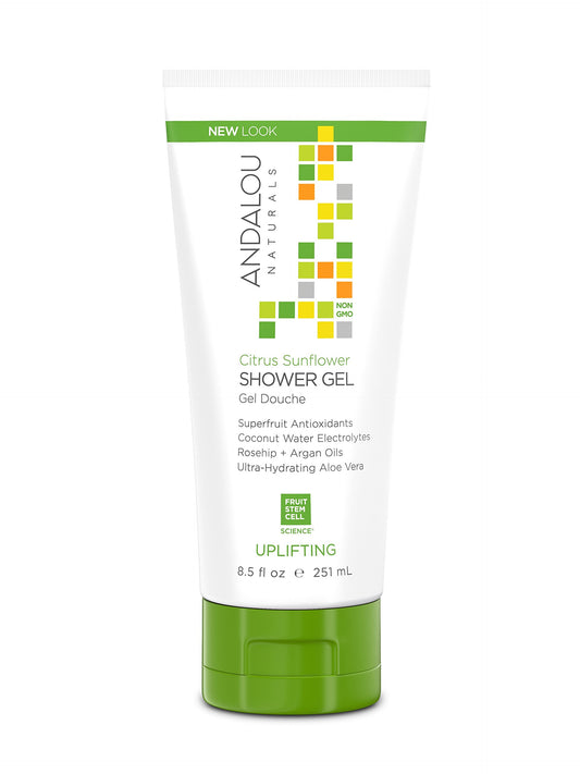 Andalou Naturals Citrus Sunflower Uplifting Shower Gel