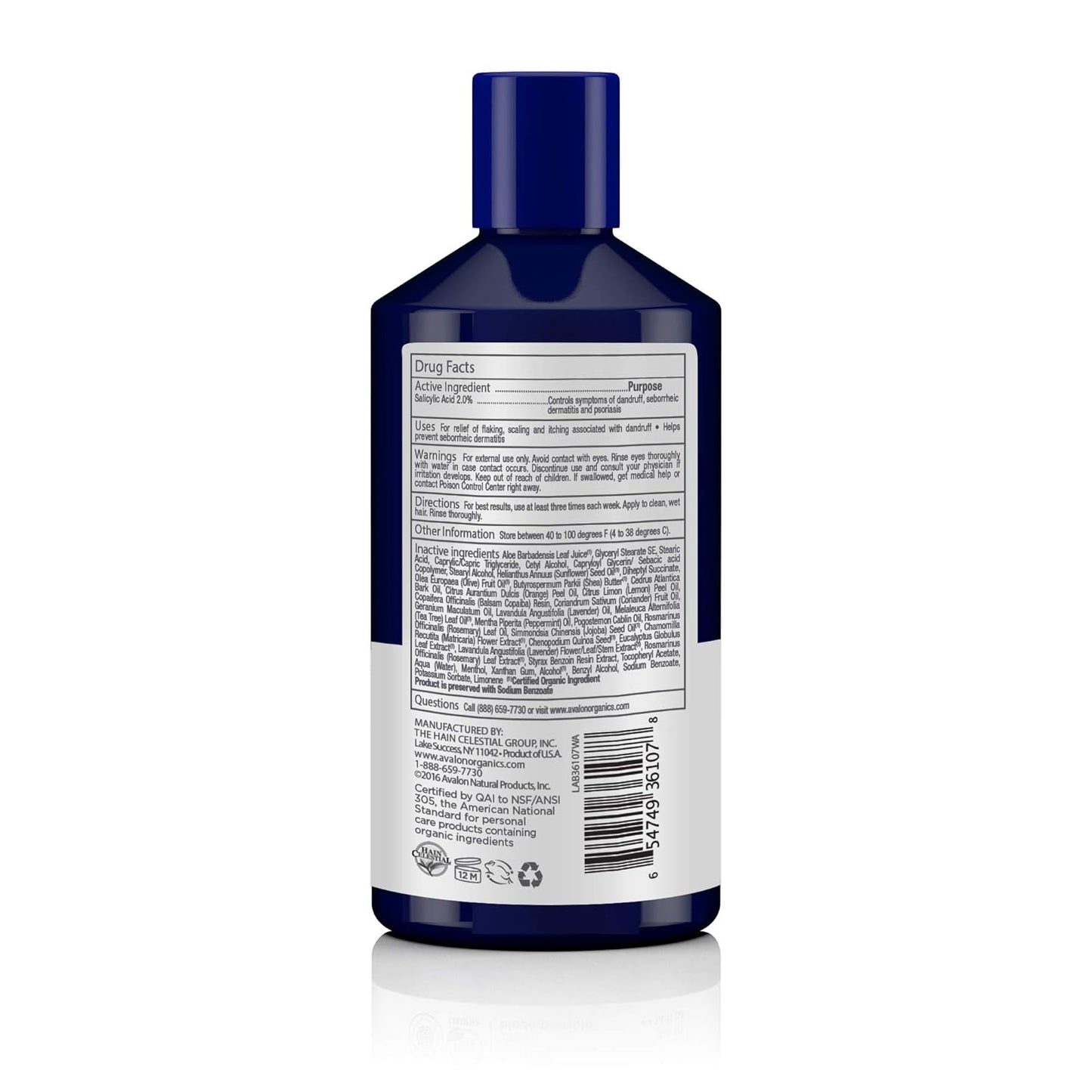 Avalon Organics Therapy Medicated Anti-Dandruff Conditioner