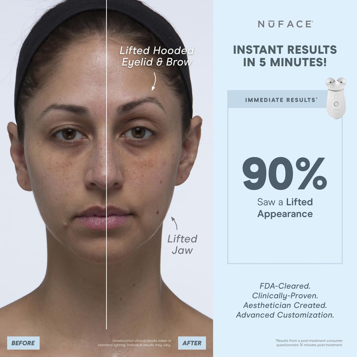 NuFACE TRINITY+ Microcurrent Facial Device Kit