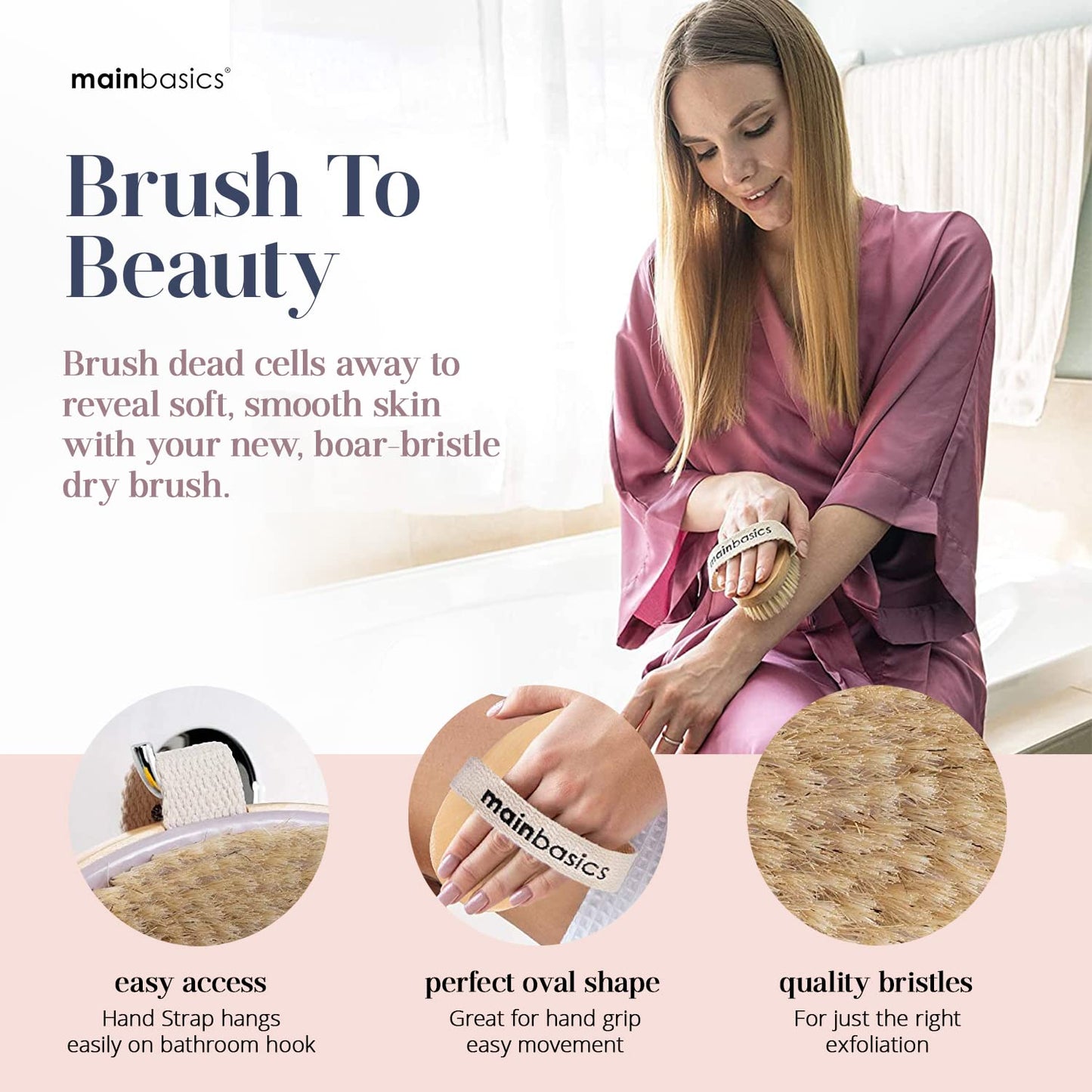 MainBasics Dry Brushing Body Brush