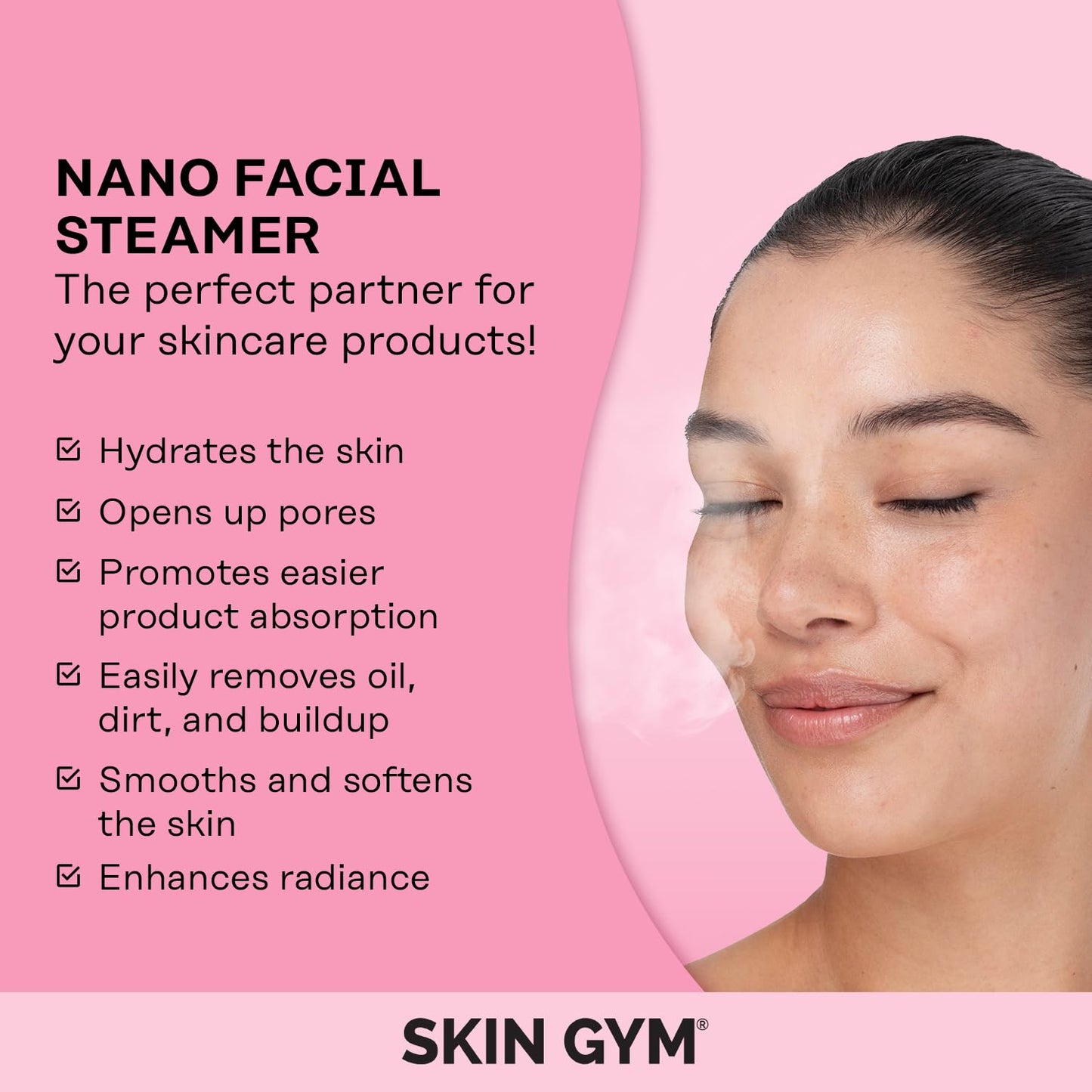 Skin Gym VODA Nano Facial Steamer