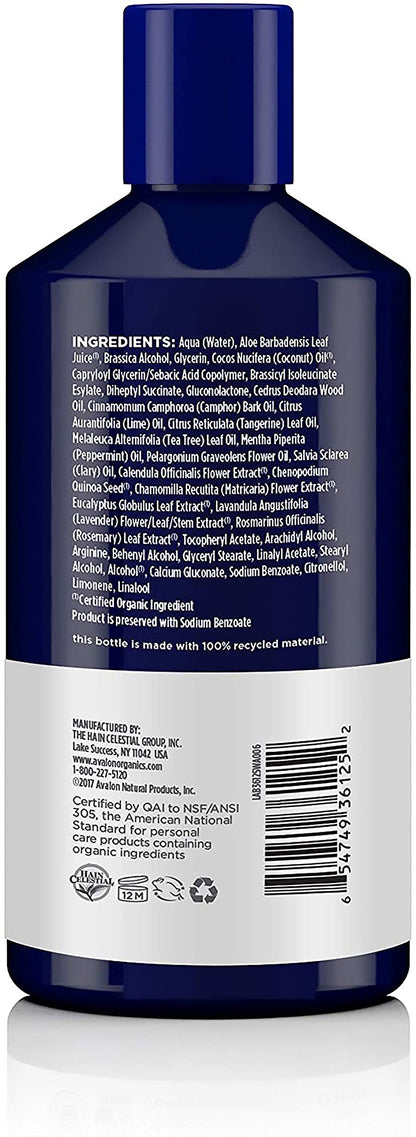 Avalon Organics Therapy Scalp Normalizing Conditioner, Tea Tree Mint