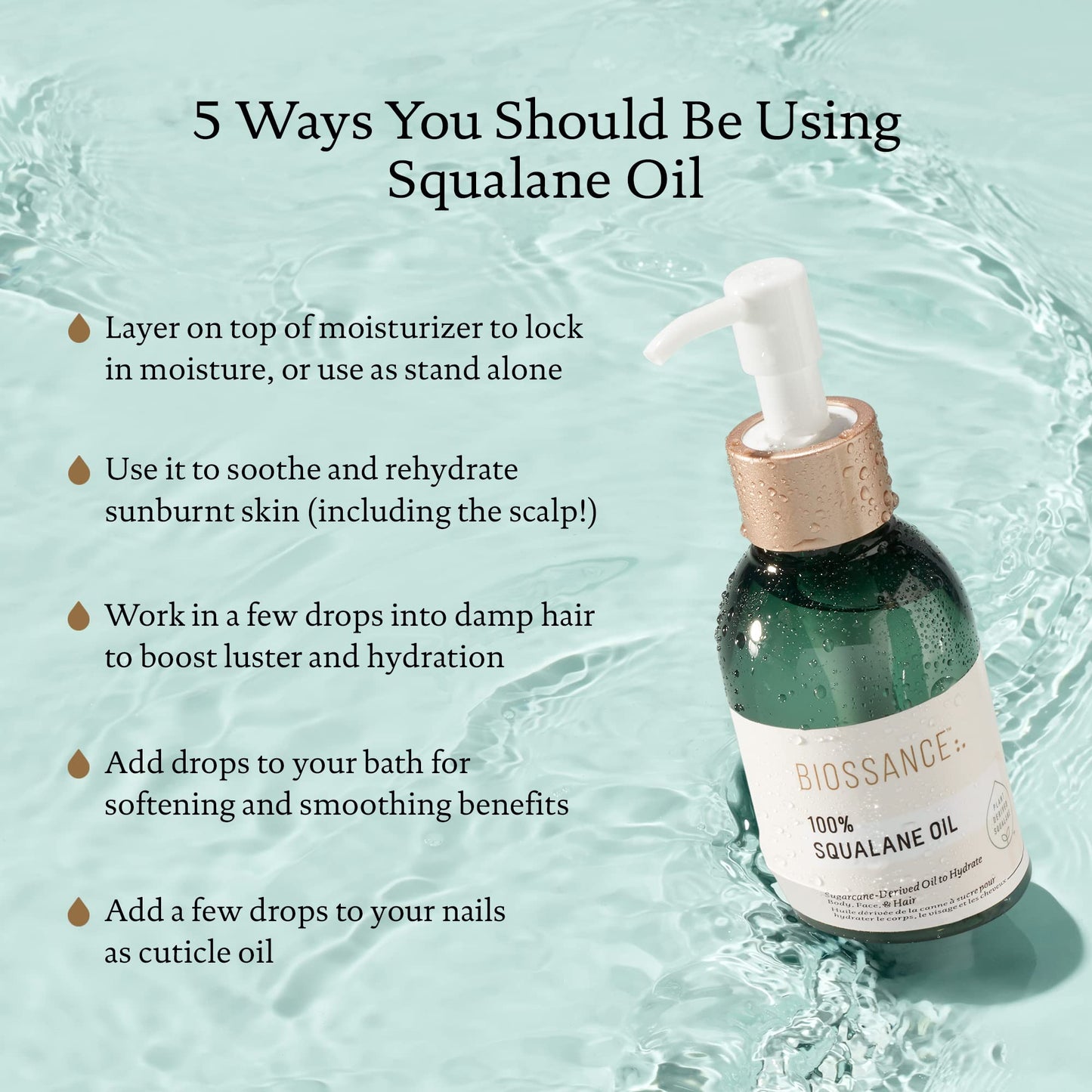 BIOSSANCE 100% Squalane Oil