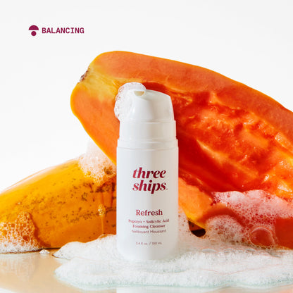 Three Ships Refresh Papaya and Salicylic Acid Cleanser