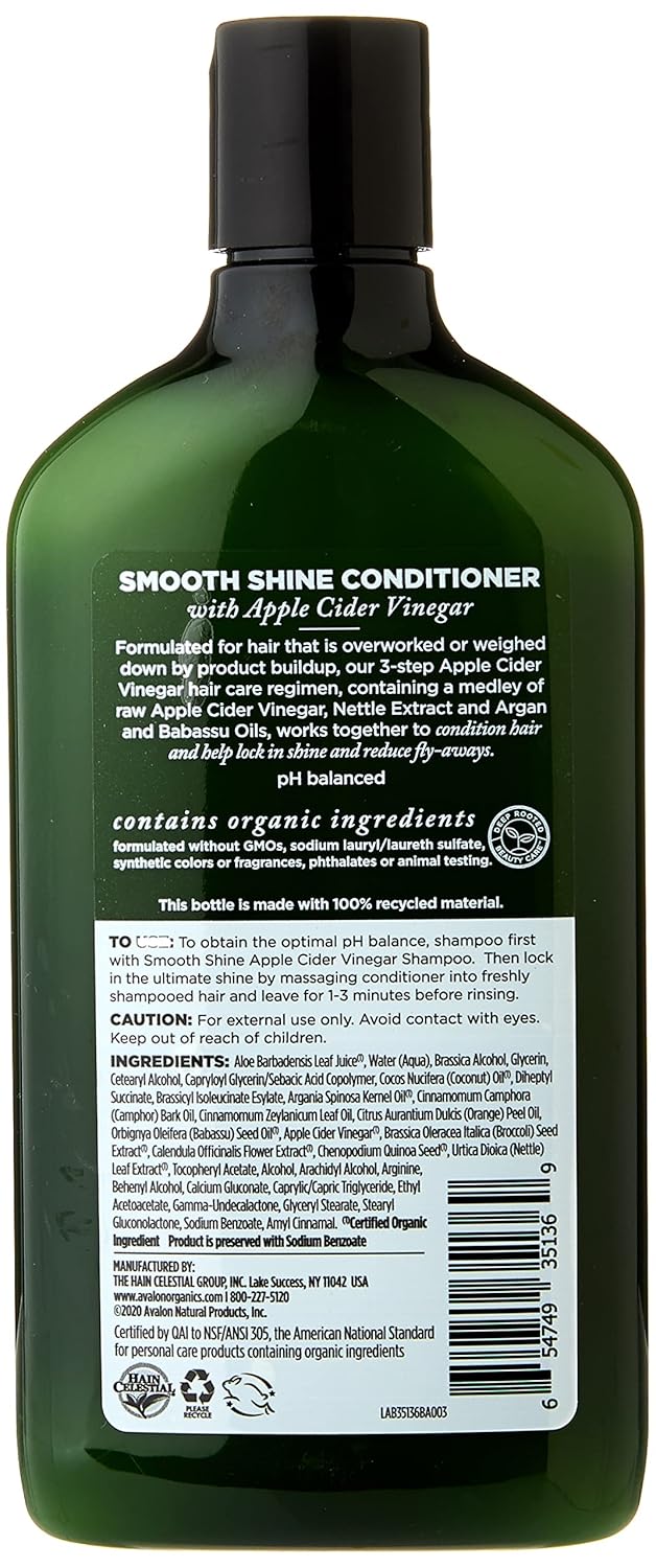 Avalon Organics Conditioner, Apple Cider Vinegar