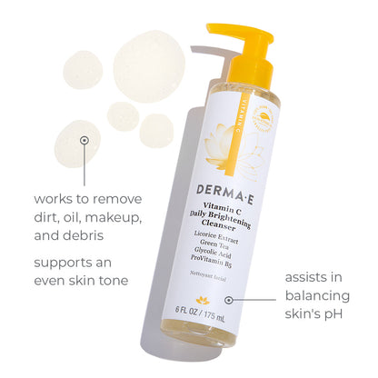 DERMA E Vitamin C Brightening Cleanser